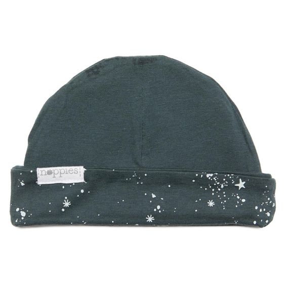 Noppies Reversible cap Jackie - Dark green - Size 0 - 3 months