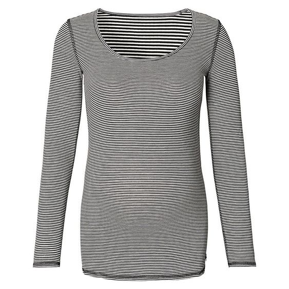 Noppies Camicia reversibile a maniche lunghe Marit - Antracite bianco a righe - Taglia M