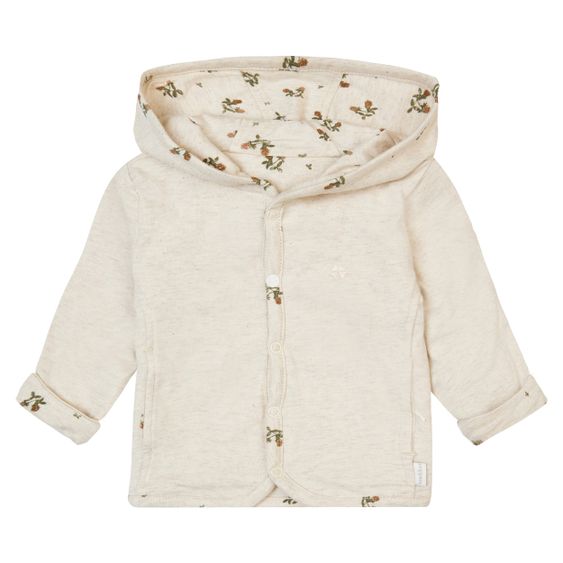 Noppies Wendejacke Niederau - Oatmeal Melange - Gr. 62