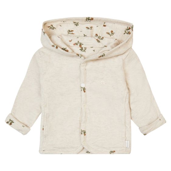 Noppies Wendejacke Niederau - Oatmeal Melange - Gr. 74