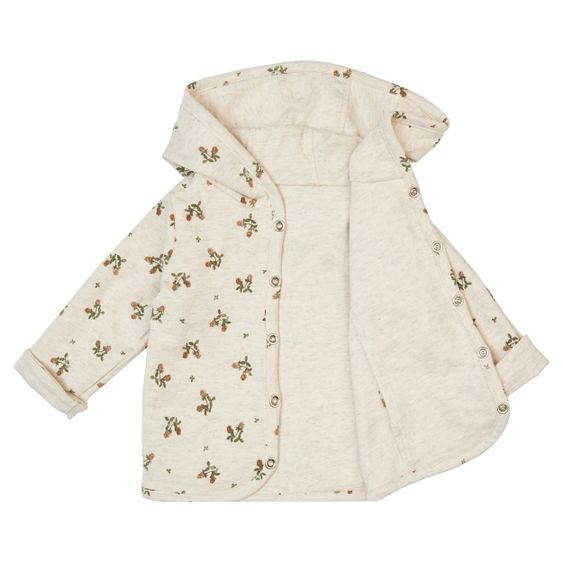 Noppies Wendejacke Niederau - Oatmeal Melange - Gr. 74