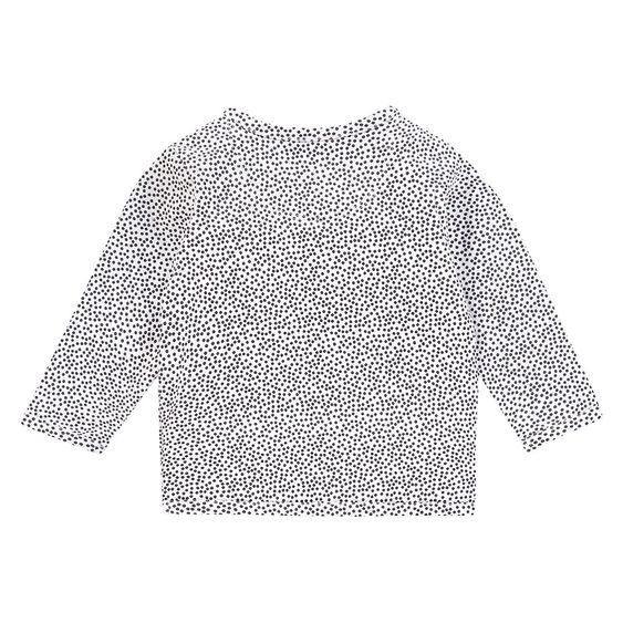 Noppies Wickelshirt Hannah - Dot Grau - Gr. 56