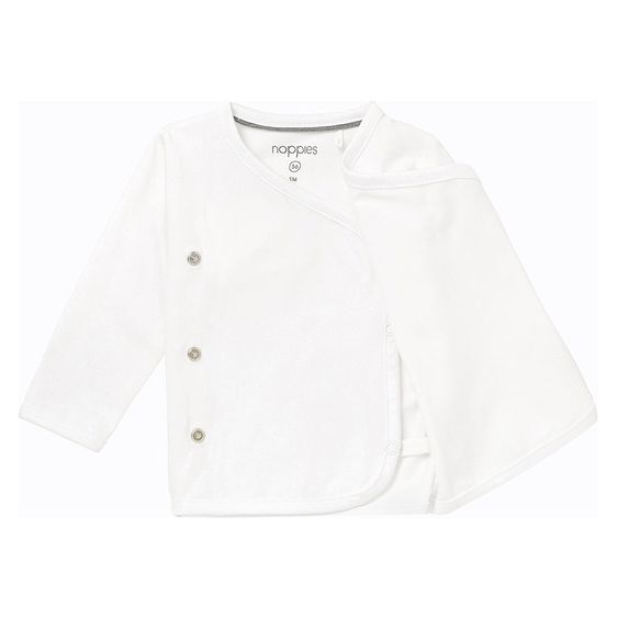 Noppies Wrap shirt Little - White - Gr. 62