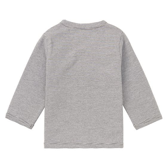 Noppies Wickelshirt Soly - Ringel Grau - Gr. 50