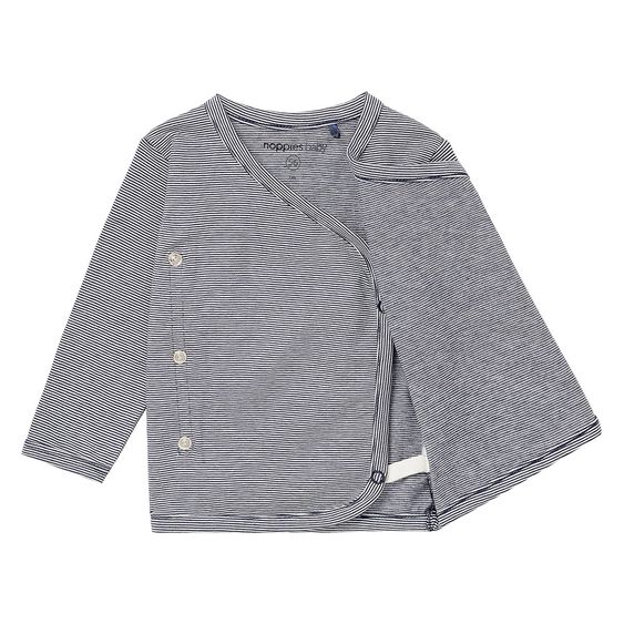 Noppies Wickelshirt Soly - Ringel Navy - Gr. 50
