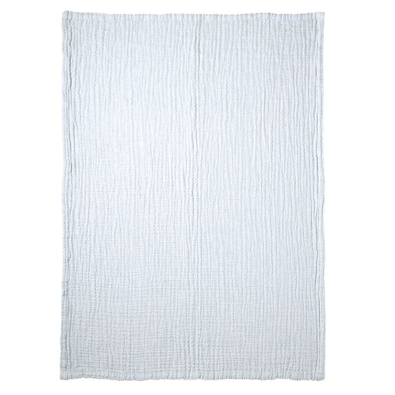 nordic coast company Babydecke / Kuscheldecke Musselin- 120 x 90 cm - Blau