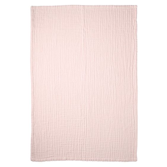 nordic coast company Babydecke / Kuscheldecke Musselin- 120 x 90 cm - Rosa