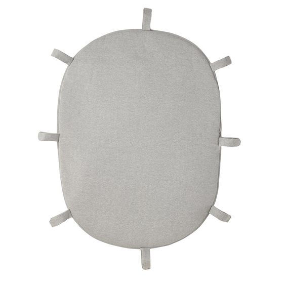 nordic coast company Babynest / Kuschelnest - geflochten - Grau