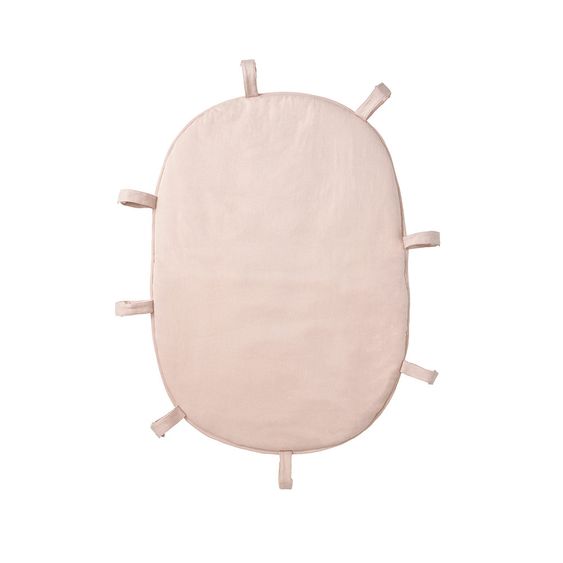 nordic coast company Babynest / Kuschelnest - geflochten - Rosa