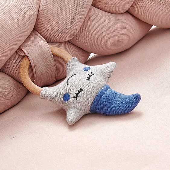 nordic coast company Babynest / Kuschelnest - geflochten - Rosa