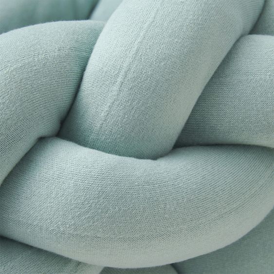 nordic coast company Bettschlange / Nestchenrolle - geflochten - Mint