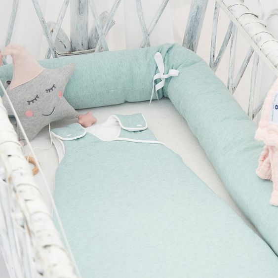 nordic coast company Bettschlange / Nestchenrolle - Mint