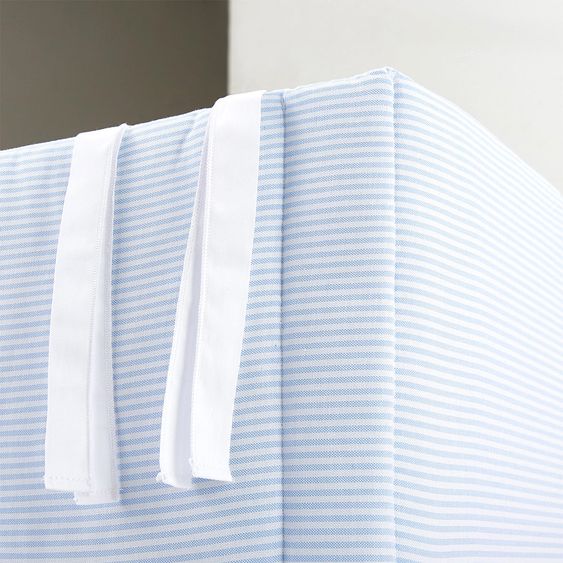 nordic coast company Nestchen - Blau / Weiß