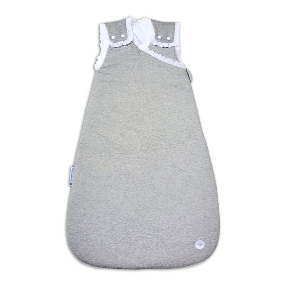 nordic coast company Schlafsack - Spitze - Grau - Gr. 60 cm