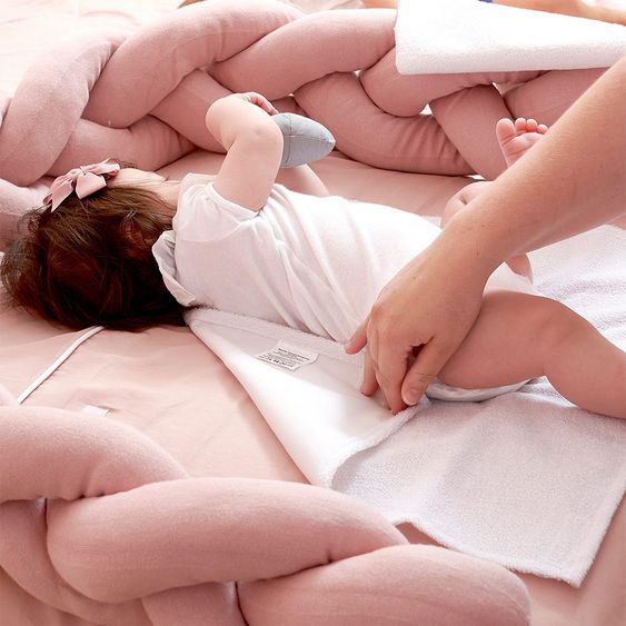 nordic coast company Changing mat - Old pink