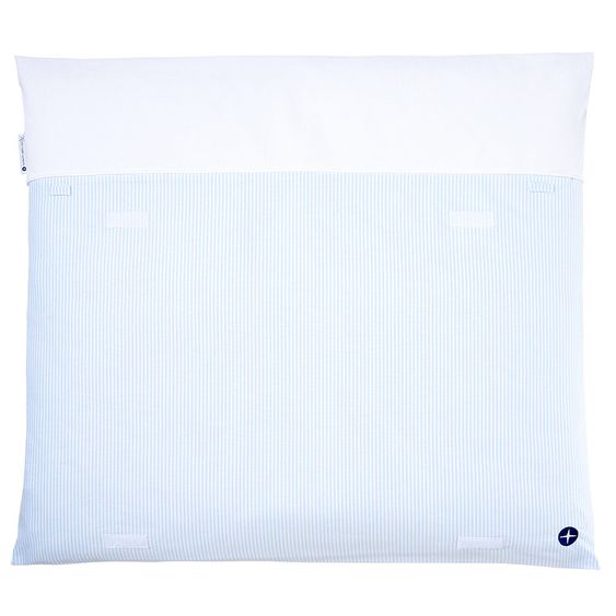 nordic coast company Wickelauflage - Blau / Weiß