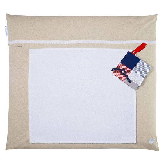 nordic coast company Wickelauflage - Spitze - Beige