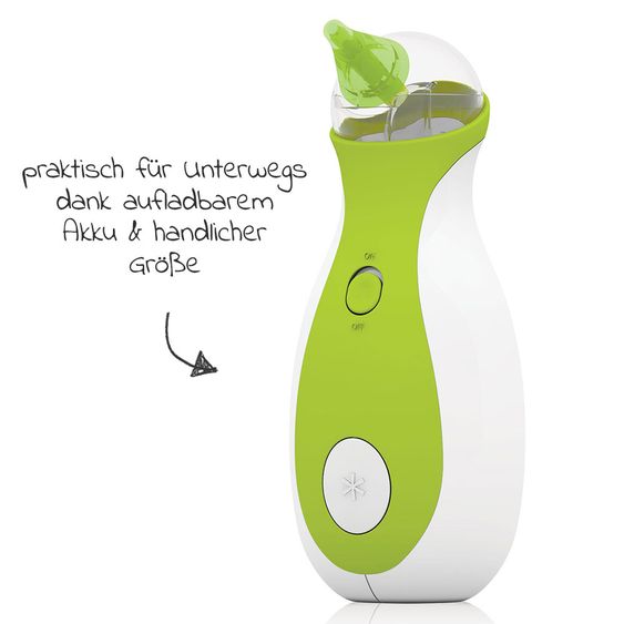 nosiboo Electric nasal aspirator Go - with battery - Green