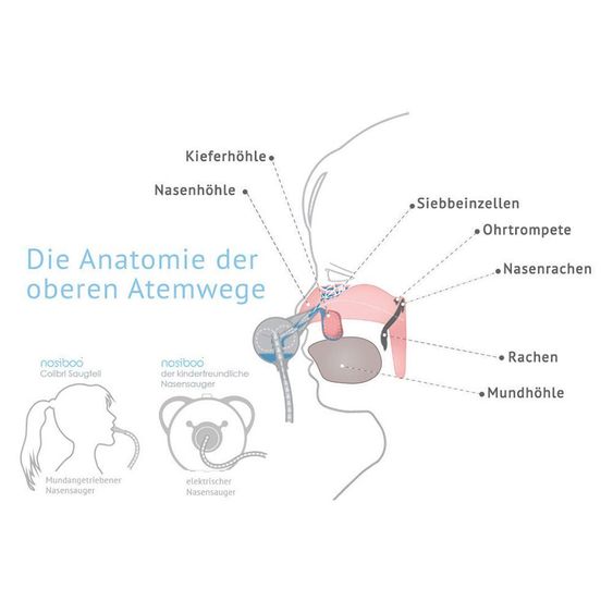 nosiboo Elektrischer Nasensauger Pro - Blau