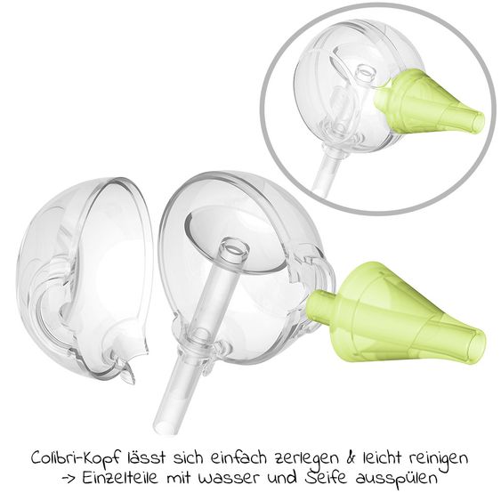nosiboo Elektrischer Nasensauger Pro2 - Grün