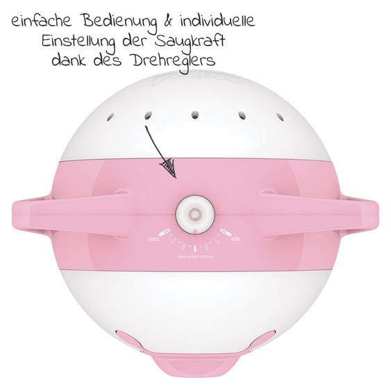 nosiboo Elektrischer Nasensauger Pro2 - Rosa