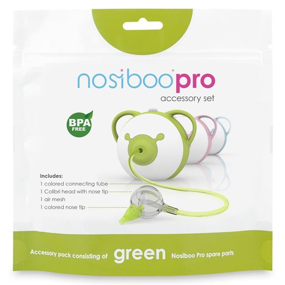 nosiboo Ersatzpackung für elektrischen Nasensauger Pro - Grün