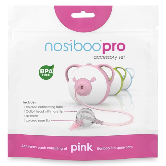 nosiboo Replacement pack for electric nasal aspirator Pro2 - Pink