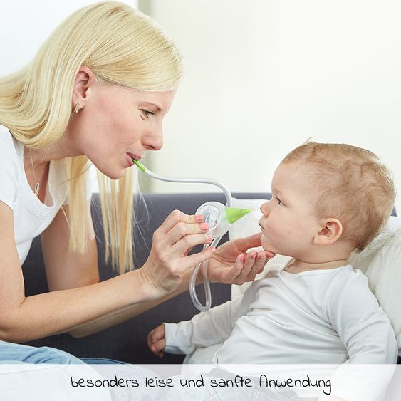 nosiboo Mouth operated nasal aspirator Eco - Green