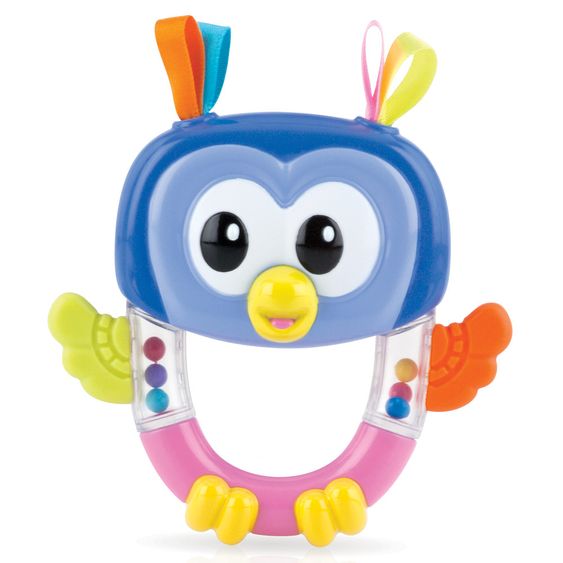 Nuby Beißring Rasselfreunde - Eule