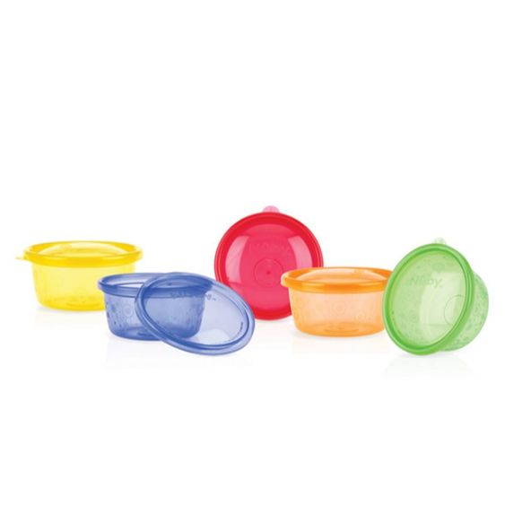 Nuby Paps Bowl 6 Pack Pick Nick - Colorato