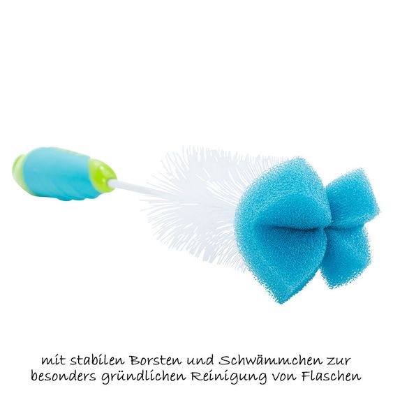 Nuby Flaschenbürste Standard mit Saugerbürste - verschiedene Designs