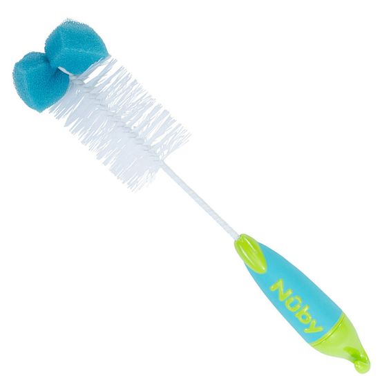 Nuby Flaschenbürste Standard mit Saugerbürste - verschiedene Designs
