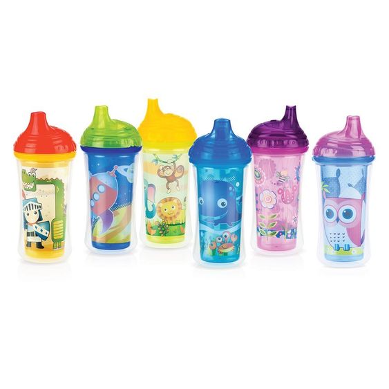 Nuby Iso-Trinkbecher Clik It 270 ml - verschiedene Designs