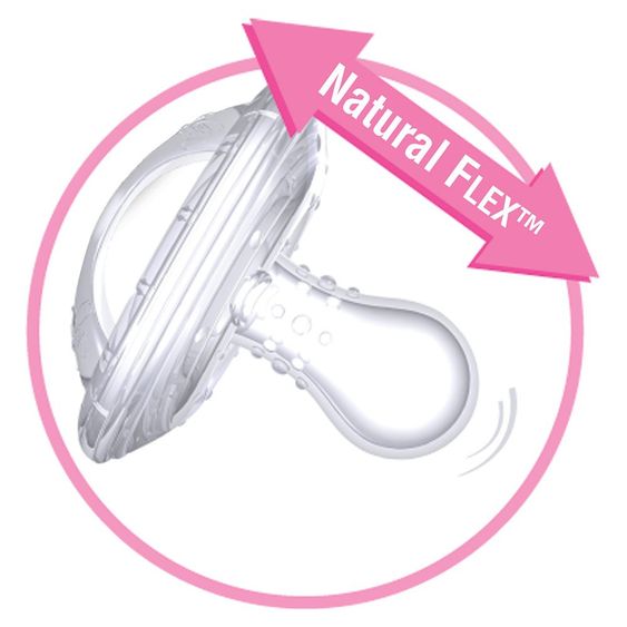 Nuby Schnuller Soft Flex - Silikon 0-6 M - Blue