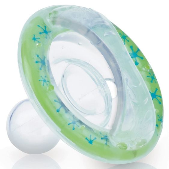Nuby Schnuller Soft Flex - Silikon ab 6 M - Green