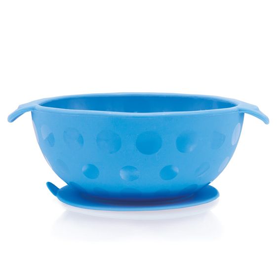 Nuby Silikon-Schale mit Saugfuß - Blau