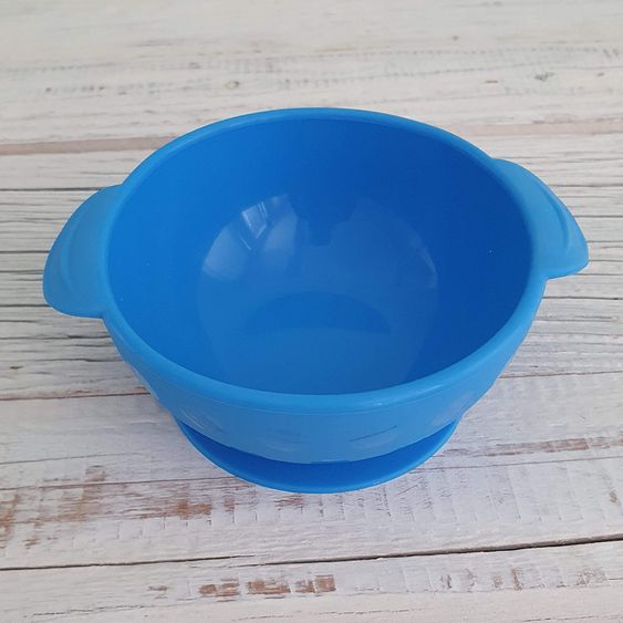 Nuby Silikon-Schale mit Saugfuß - Blau