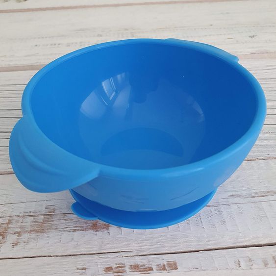 Nuby Silikon-Schale mit Saugfuß - Blau