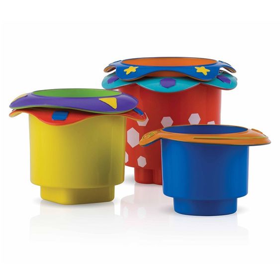 Nuby Spielbecher 5er Pack stapelbar