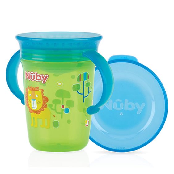 Nuby Trinklern-Becher 360° Wonder Cup 240 ml - Löwe