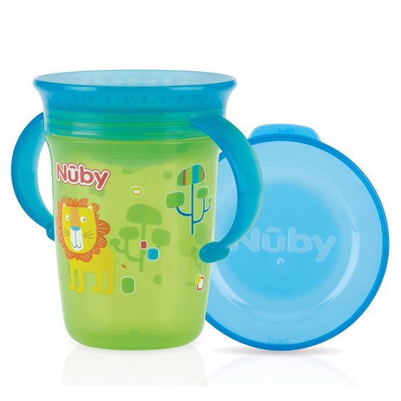 Nuby Trinklern-Becher 360° Wonder Cup 240 ml - Löwe