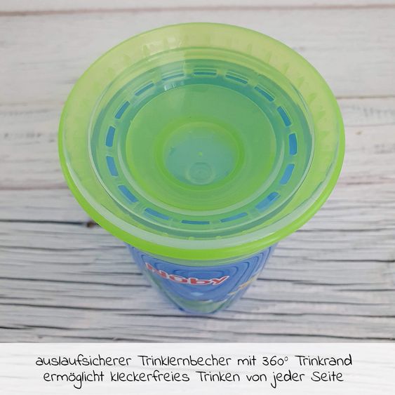 Nuby Trinklern-Becher 360° Wonder Cup 300 ml - Krokodil