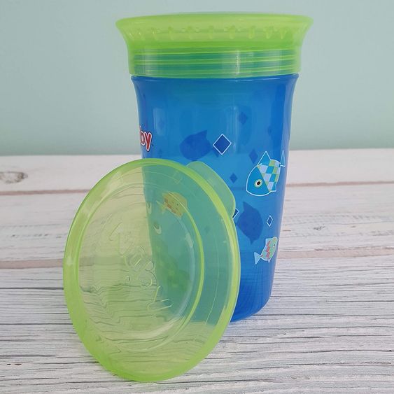 Nuby Trinklern-Becher 360° Wonder Cup 300 ml - Krokodil