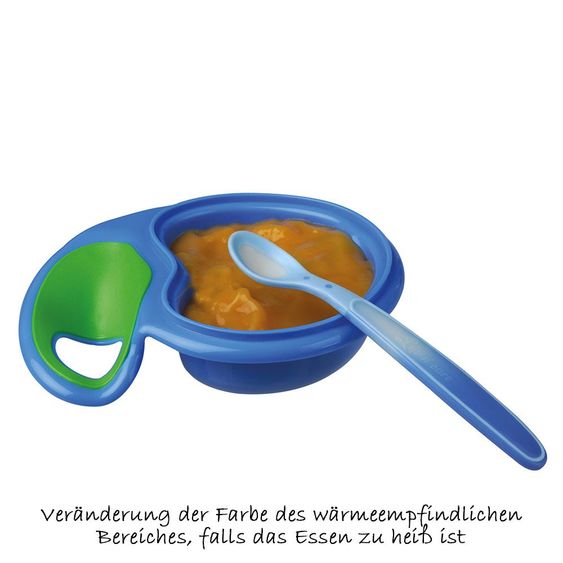 Nuby Wärmesensor-Löffel 3er Pack Soft Sensitive Flex - Blau