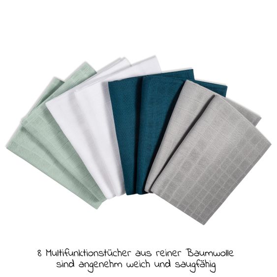 Nuk 15-tlg. Premium PP-Flaschen-Set First Choice Plus - Temperature Control - Disney Winnie Pooh - Blaugrün
