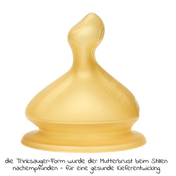 Nuk 5-tlg. Glas-Flaschen-Set First Choice Plus mit Latex-Saugern - Temperature Control