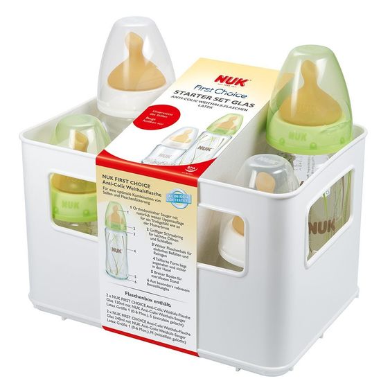 Nuk 5-tlg. Glas-Flaschen-Set First Choice Starter