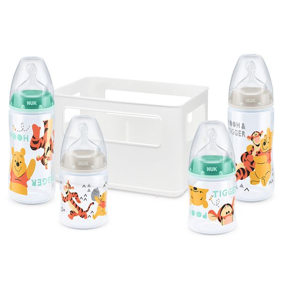Nuk 5-tlg. PP-Flaschen-Set First Choice Plus Silikon - Disney Winnie Pooh