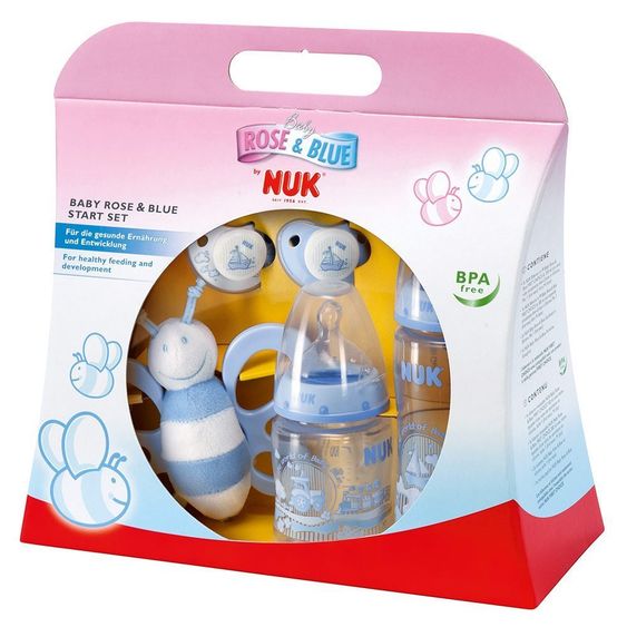 Nuk 5-tlg. Starter-Set - Baby Blue