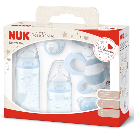 Nuk 5-tlg. Starter-Set - Baby Blue